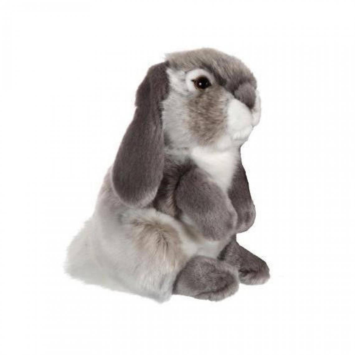 Gipsy - Peluche Gipsy Lapin 18 cm Gris - Animaux