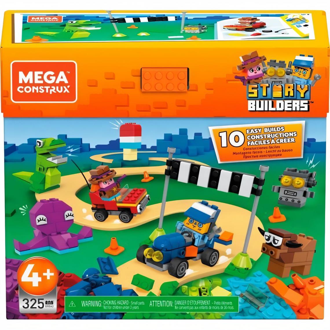 Mega Construx - MEGA CONSTRUX Story Builders Ultimate Storybox - 390 blocs - 4 ans et + - Briques et blocs