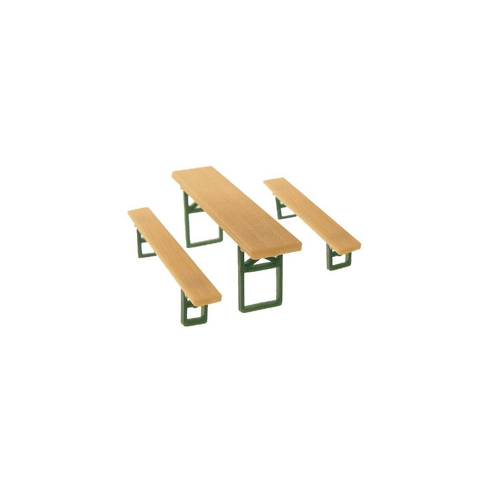 Faller - Faller 272442 Beer Benches & Tables 72 N Scale Scenery and Accessories - Accessoires et pièces