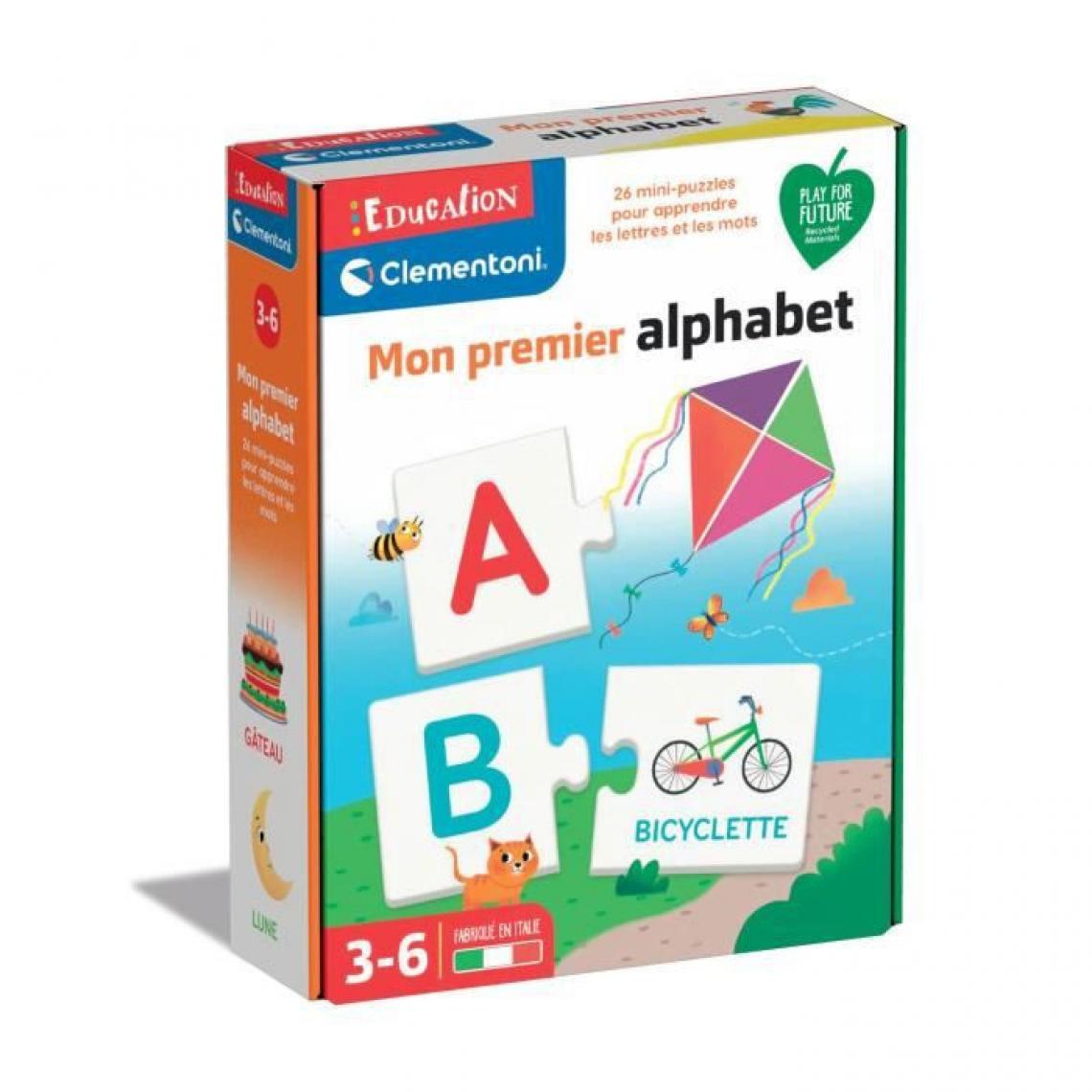 Clementoni - CLEMENTONI - 52593 - Mon premier alphabet - Jeux de stratégie