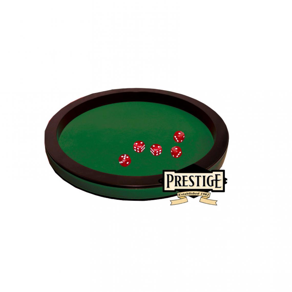 marque generique - Piste de Dés Prestige 43 cm avec dés (vert) - Jeux de cartes