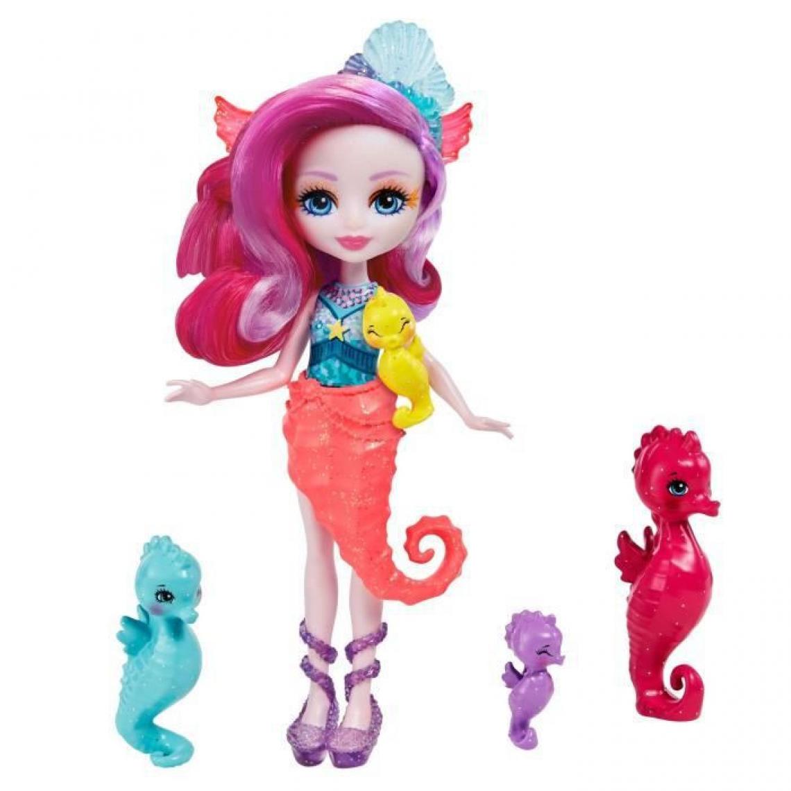 Mattel - Enchantimals - Famille De Sedda Hippocampe - Poupée - Poupées