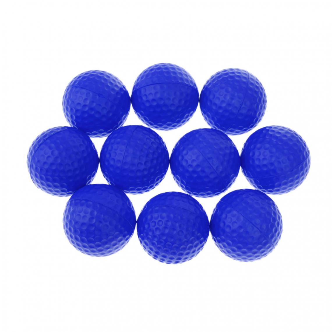 marque generique - 10 pièces PU Foam Sponge Golf Training Balles douces Golf Pratique Balles Vertes - Jeux de balles