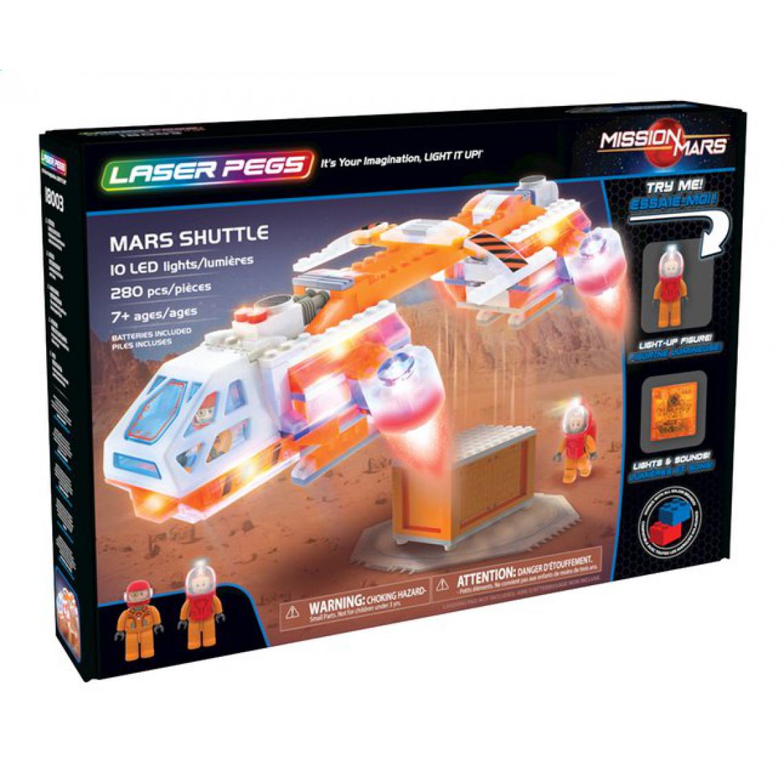 Laser Pegs - Laser Pegs Mars Shuttle - Jeux éducatifs