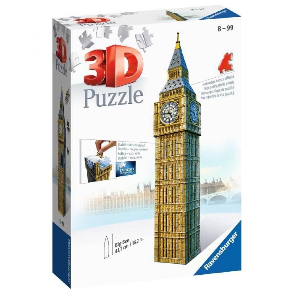 Ravensburger - Puzzle 3D Big Ben - Animaux