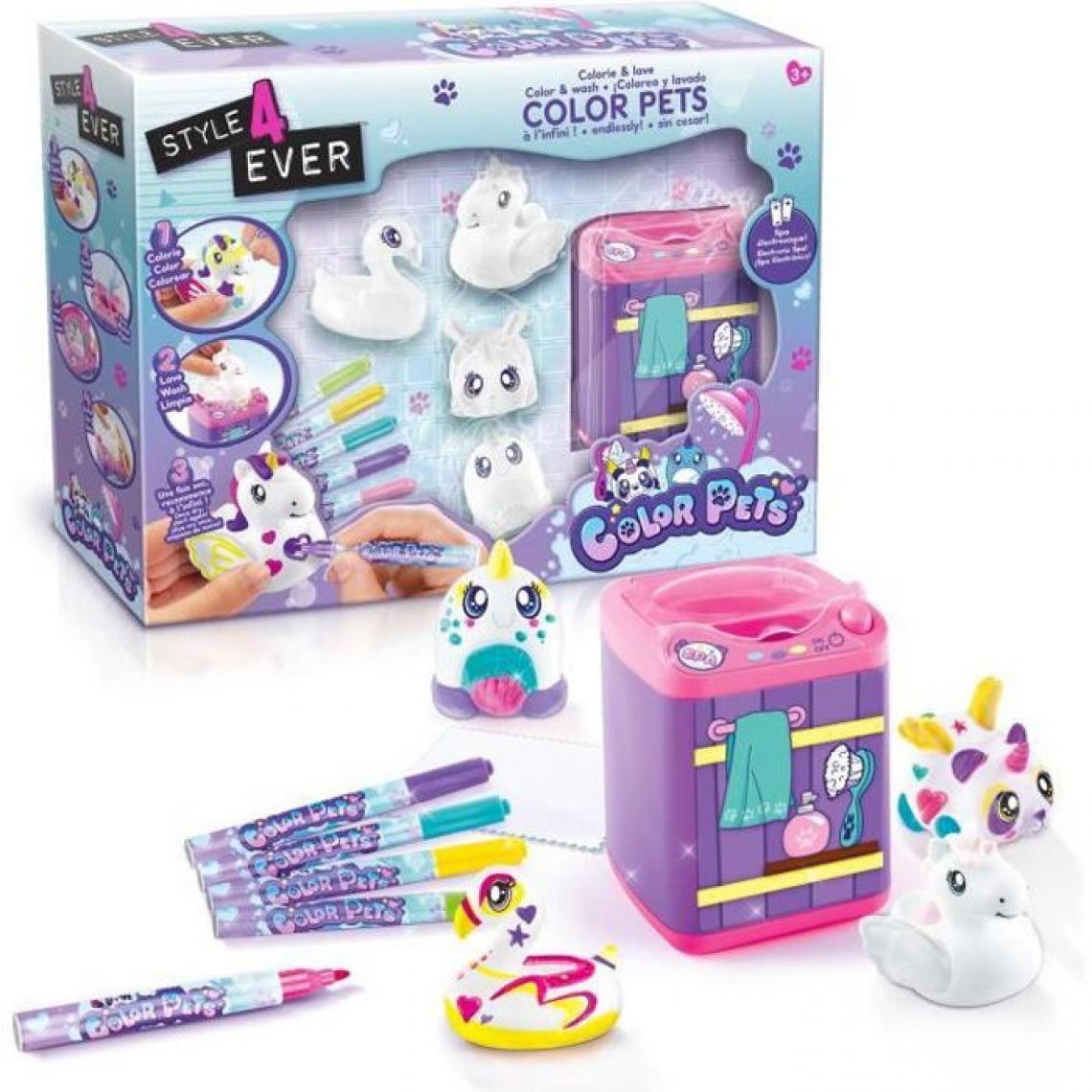 Canal Toys - STYLE FOR EVER Animaux a colorier et laver - SPA - Dessin et peinture