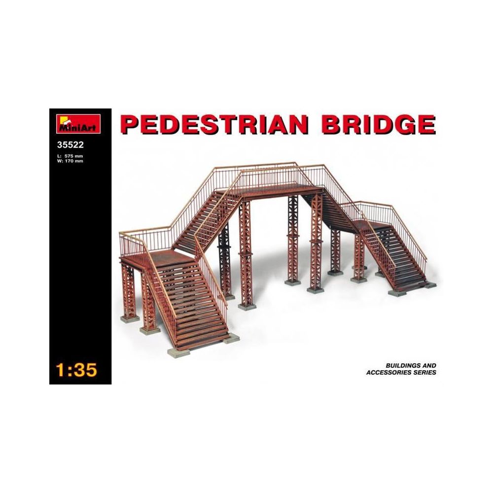 Mini Art - Pedestrian Bridge - Décor Modélisme - Accessoires maquettes