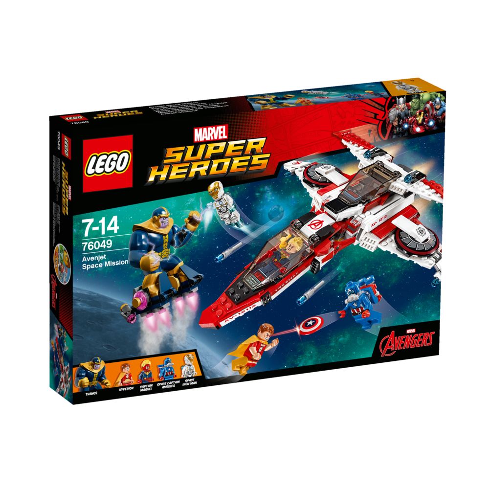 Lego - MARVEL SUPER HEROES - La mission spatiale dans l'Avenjet - 76049 - Briques Lego