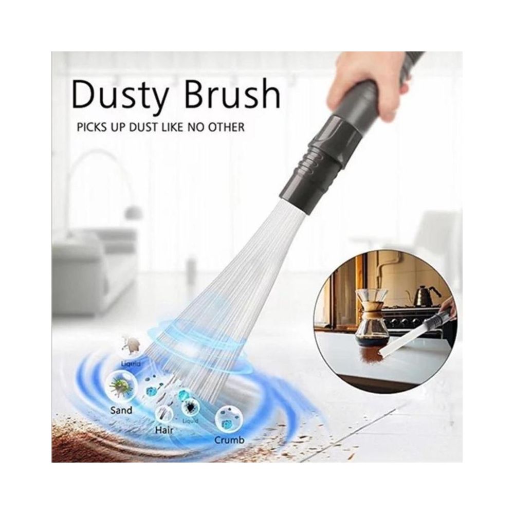 Wewoo - Dust Cleaner Ménage Tubes De Paille Brush Remover Portable Universel Aspirateur Outils Attachement Dirt Clean - Cuisine et ménage