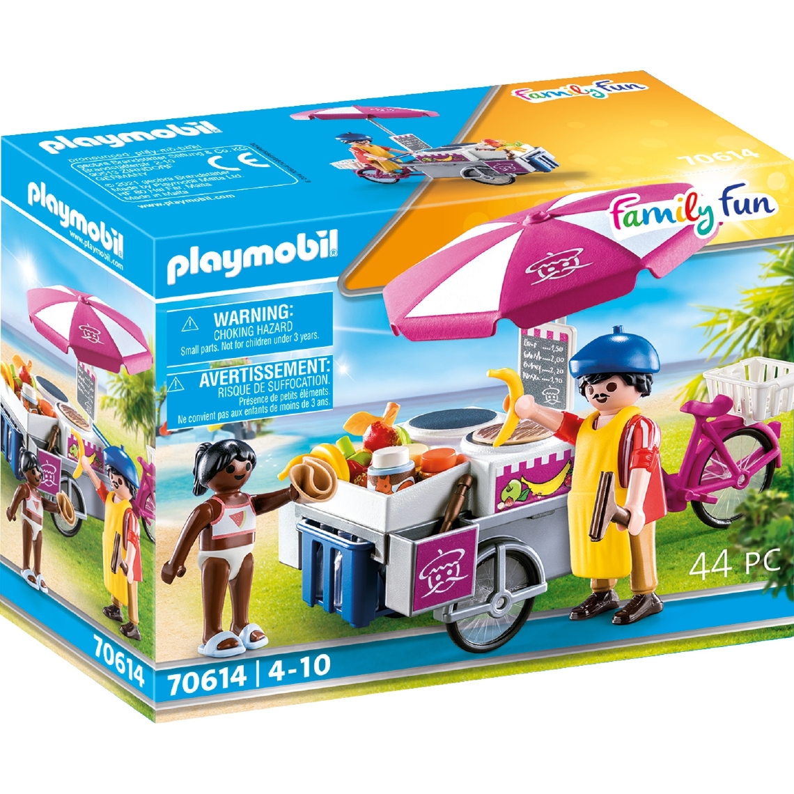 Playmobil - PLAYMOBIL 70614 - Family Fun Stand de crêpes - Playmobil
