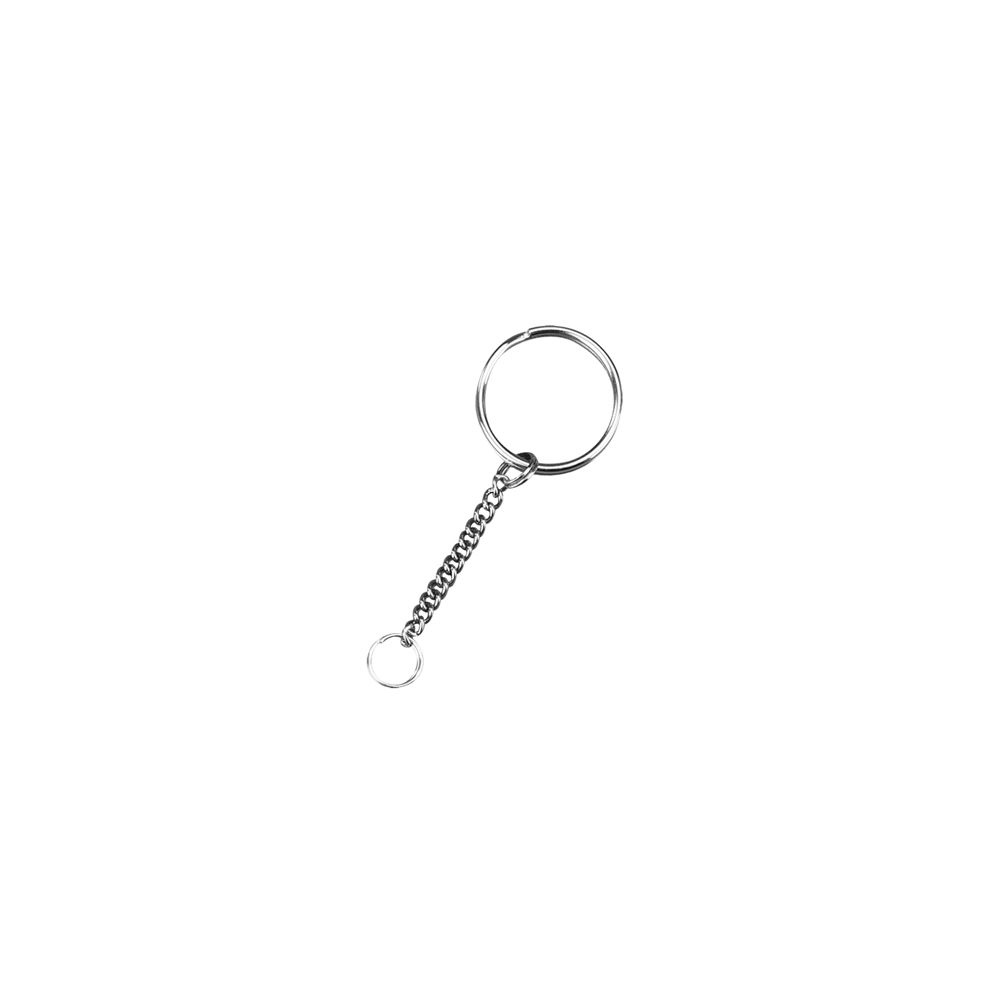 Rayher - Porte-clé avec chaîne à maillons ø2,5cm 4 pièces - Rayher - Perles