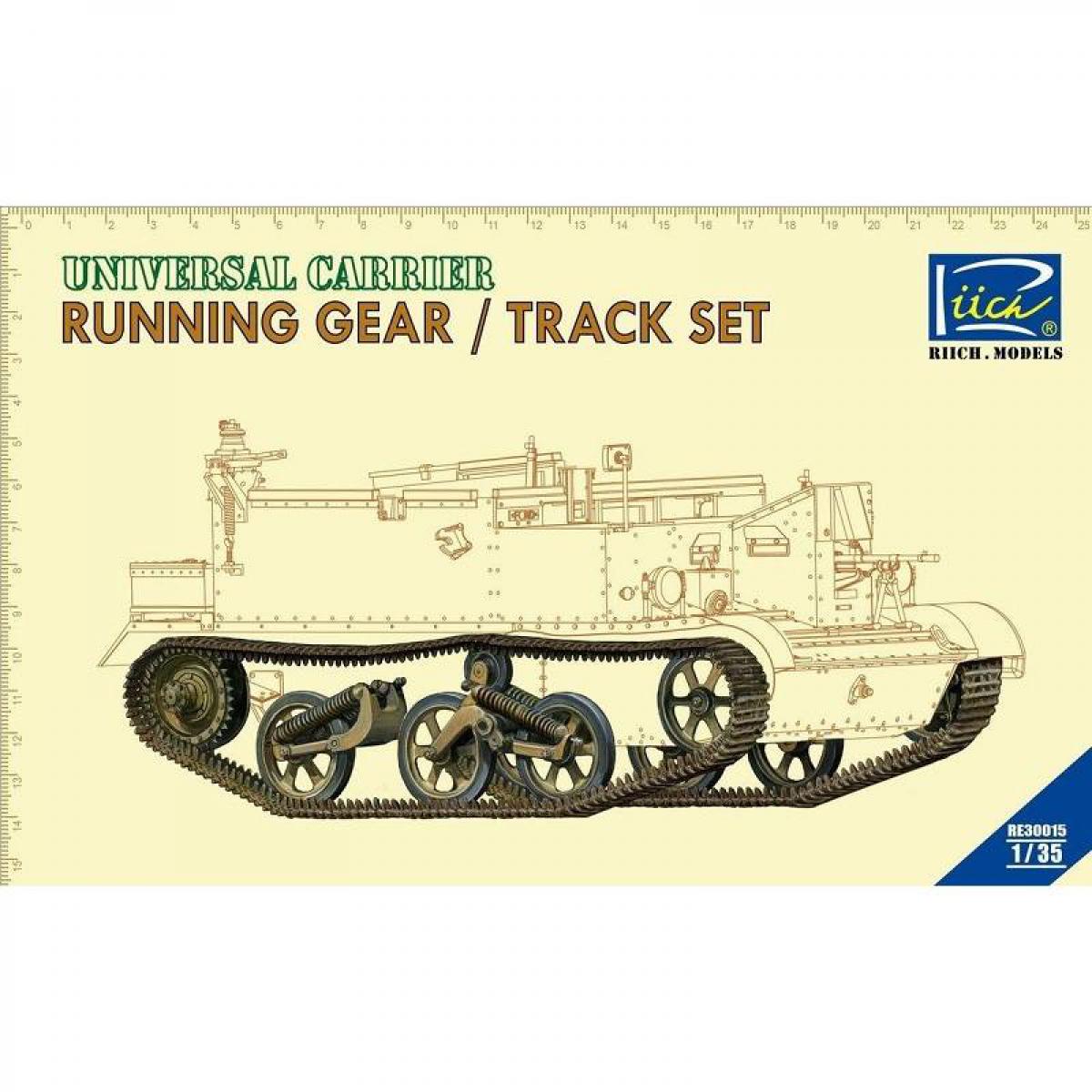 Riich Models - Universal Carrier Running Gear & Track Set - Accessoire Maquette - Accessoires maquettes