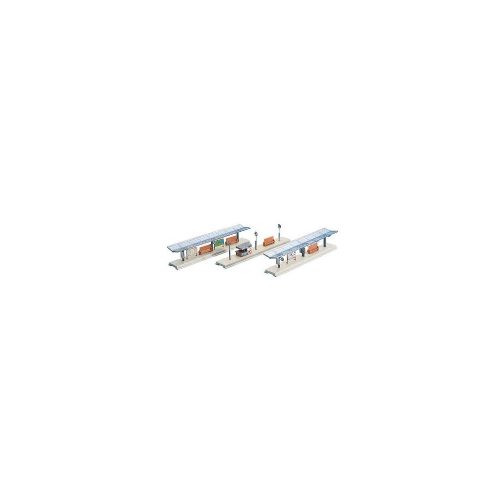 Faller - Faller 222119 Platforms 1open & 2roofed N Scale Building Kit - Accessoires et pièces