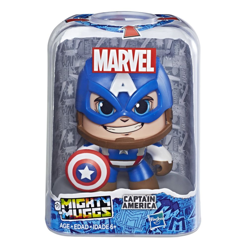 Hasbro - Mighty Muggs - Marvel - Captain America - E2163ES00  - Films et séries