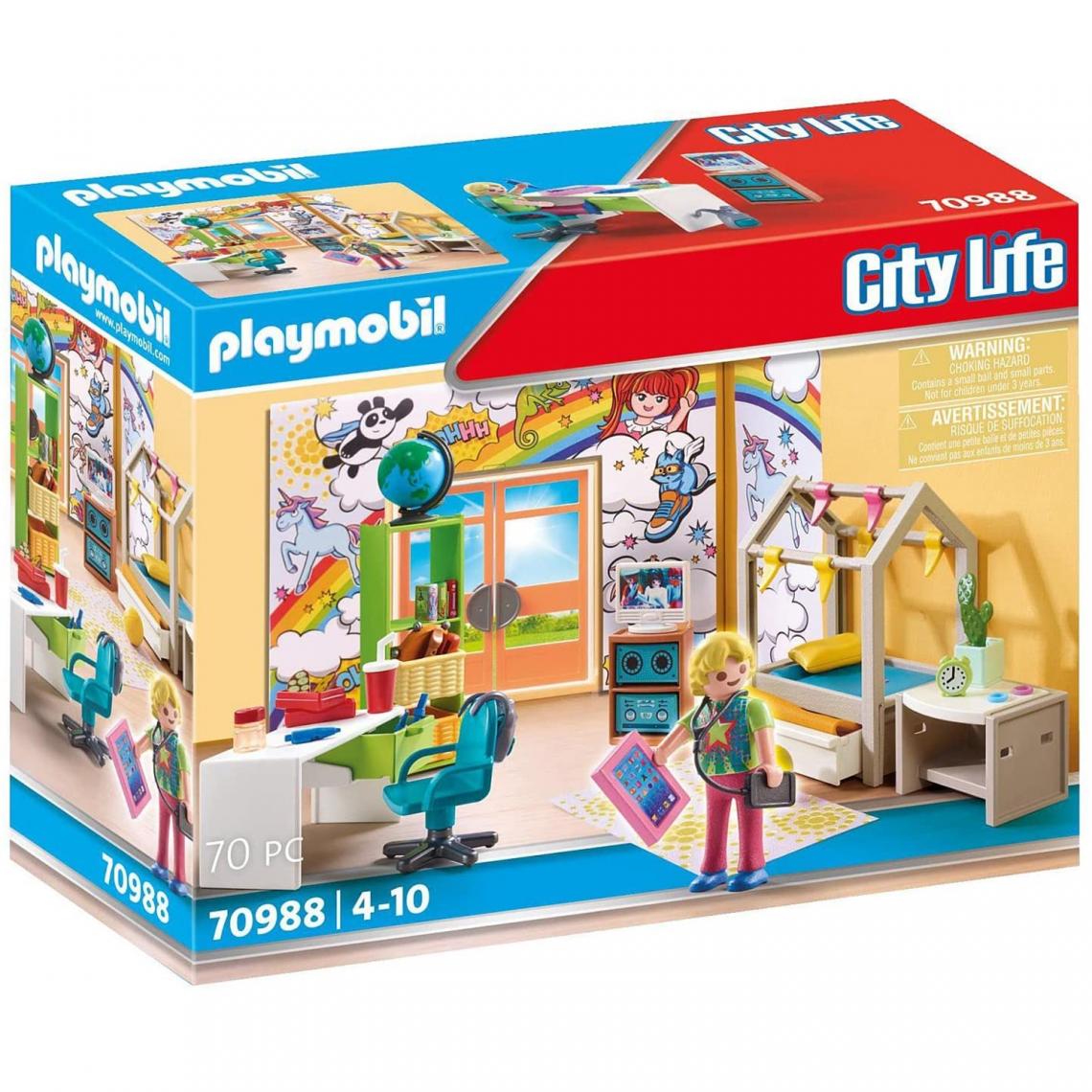 Playmobil - PLAYMOBIL 70988 - City Life Chambre d'adolescent - Playmobil