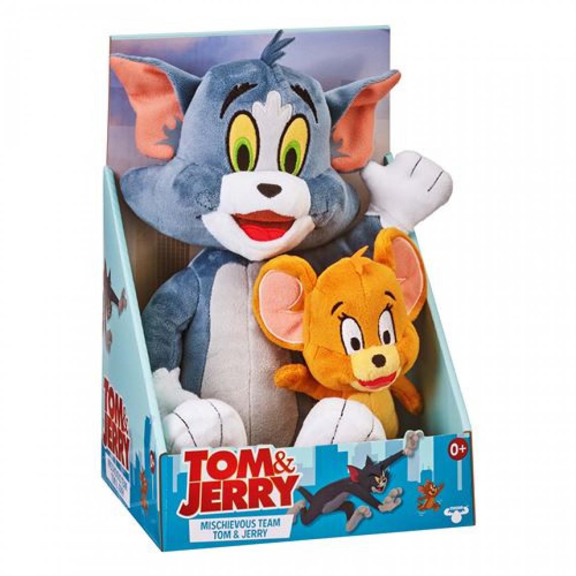 Tom & Jerry - Pack 2 peluches Tom et Jerry - Héros et personnages