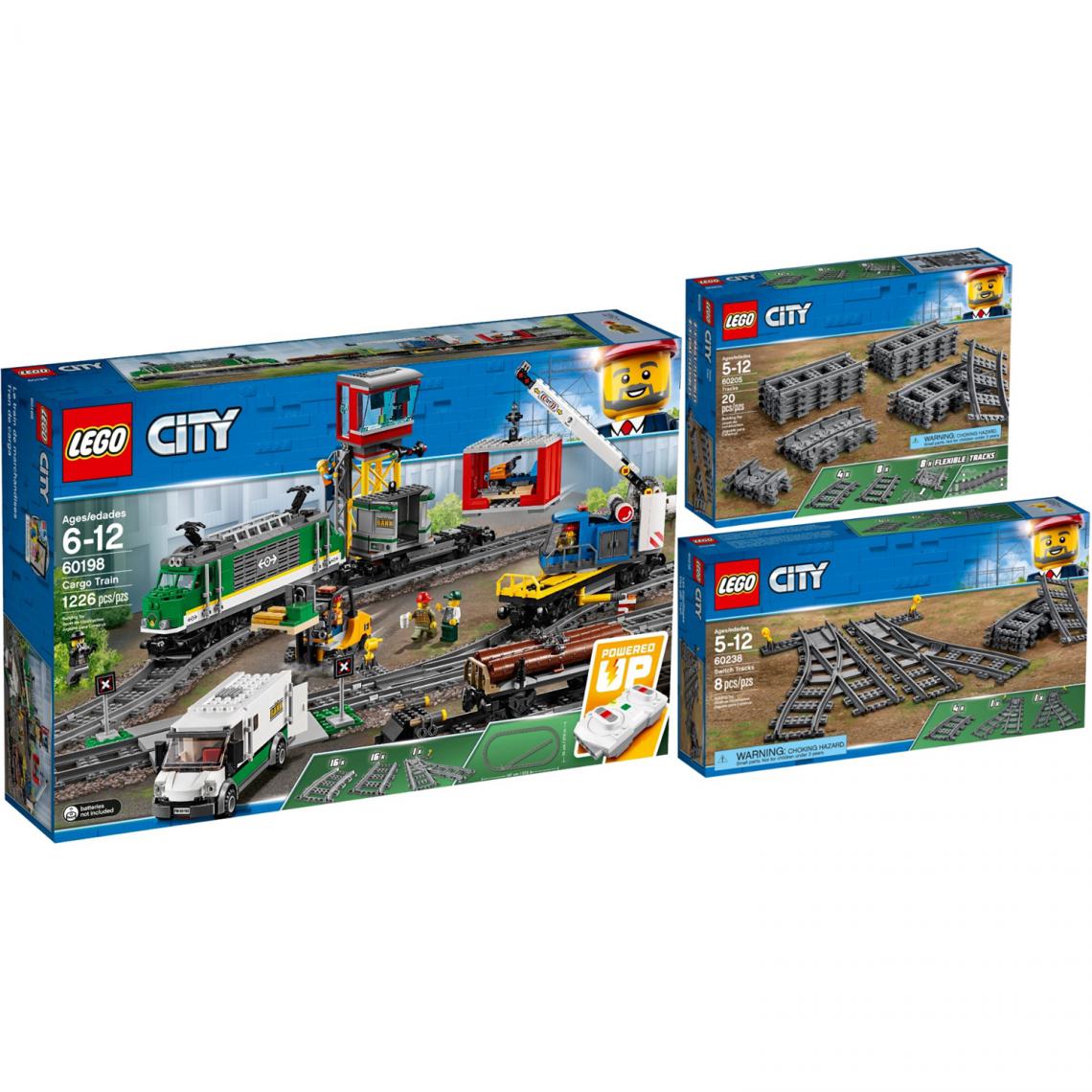 Lego - LEGO 60198-205-238 - LEGO – City – 60198+60205+60238 - Briques Lego