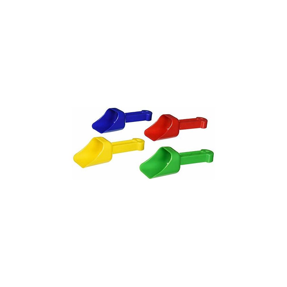 Miniland - Miniland Educational - Baby Scoops 5 7/8 Set of 4 Shovels Assorted Colors Sand Toy for kids - Jeux de plage