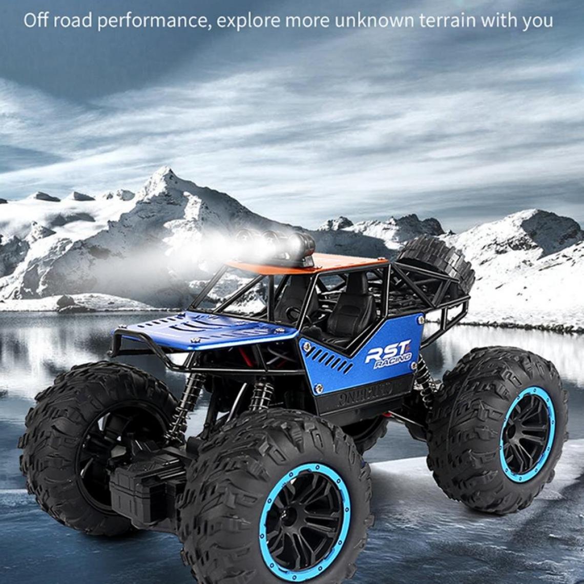 Universal - Véhicule télécommandé 4WD version mise à jour 2.4G jouet de voiture télécommandé véhicule télécommandé véhicule tout-terrain jouet d'enfant | camion télécommandé (bleu) - Voitures