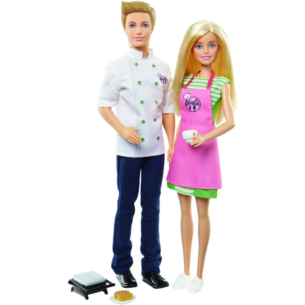 Barbie - COFFRET BARBIE ET KEN-FHP64 - Poupées mannequins