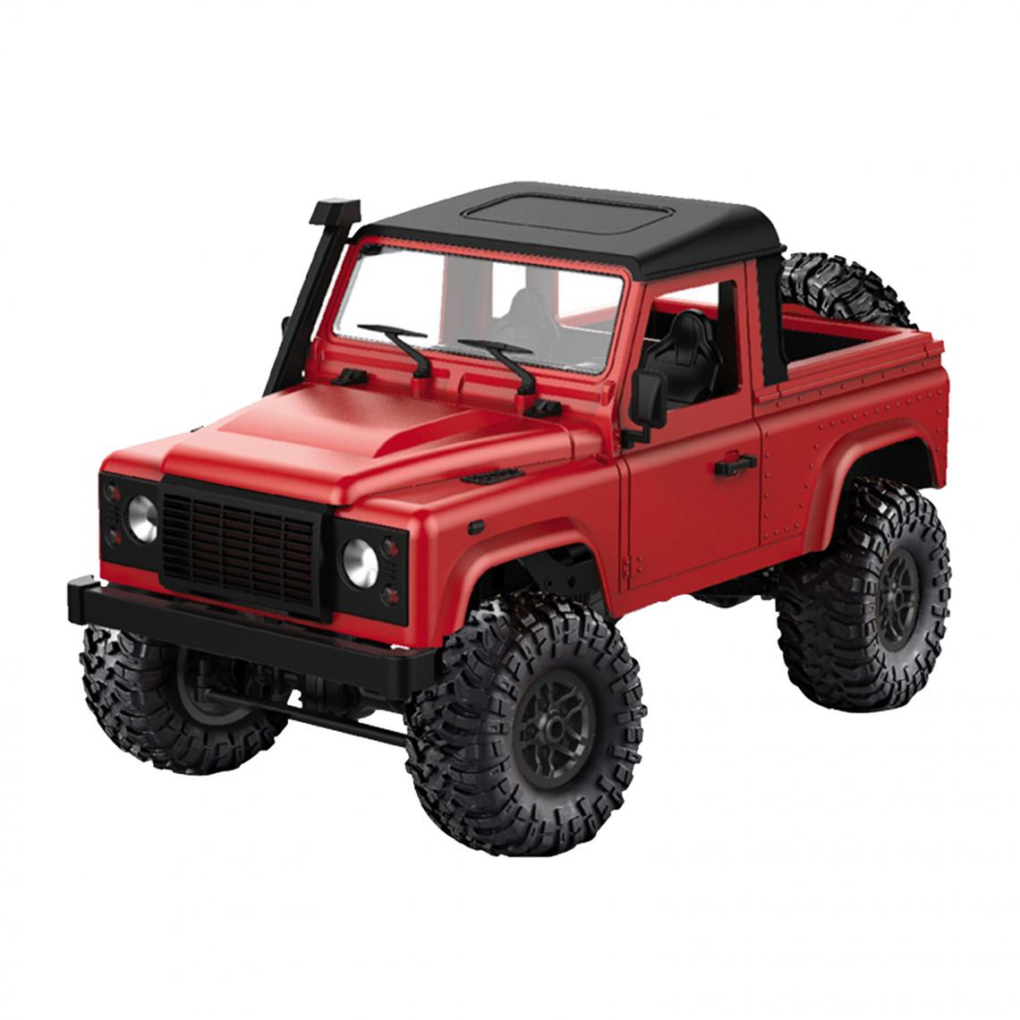 marque generique - 1/12 4WD 2.4G MN91 Rock Crawler Télécommande Off Road Truck RC Car Red - Accessoires maquettes