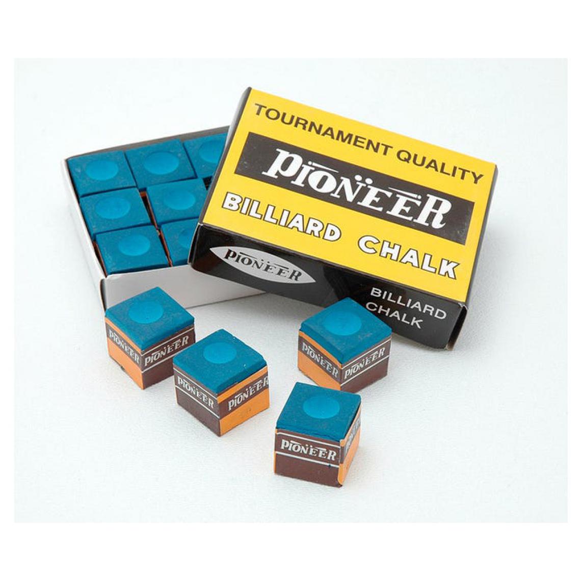 Pioneer - Craie PIONEER Bleues (Boîte de 12) - Accessoires billard