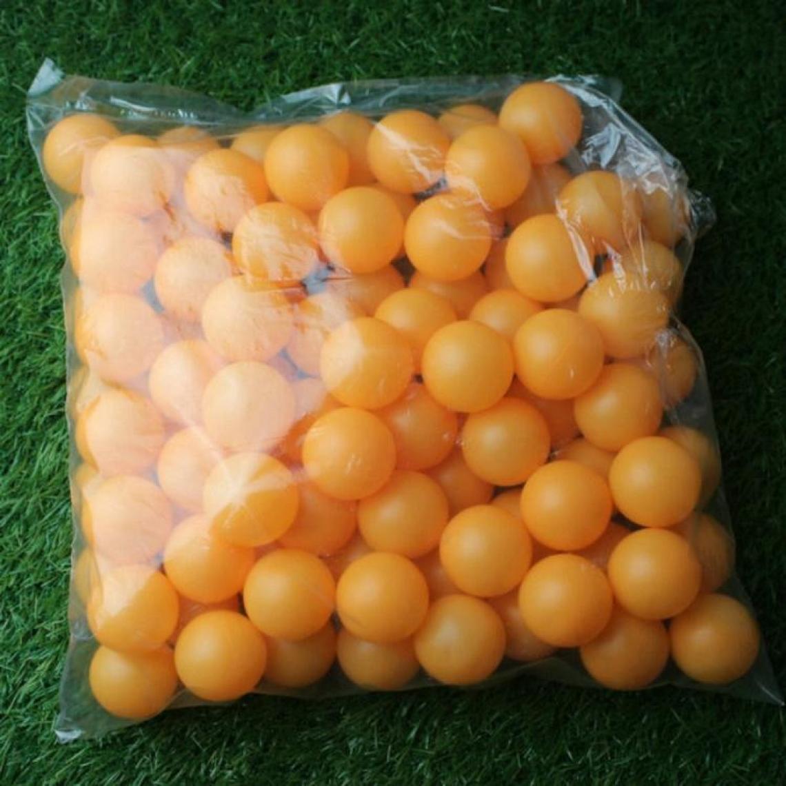 Wewoo - Balle de tennis de table de 150 PCS sans couture pour tirage au sort / divertissementdiamètre 40 mm jaune - Jeux de balles