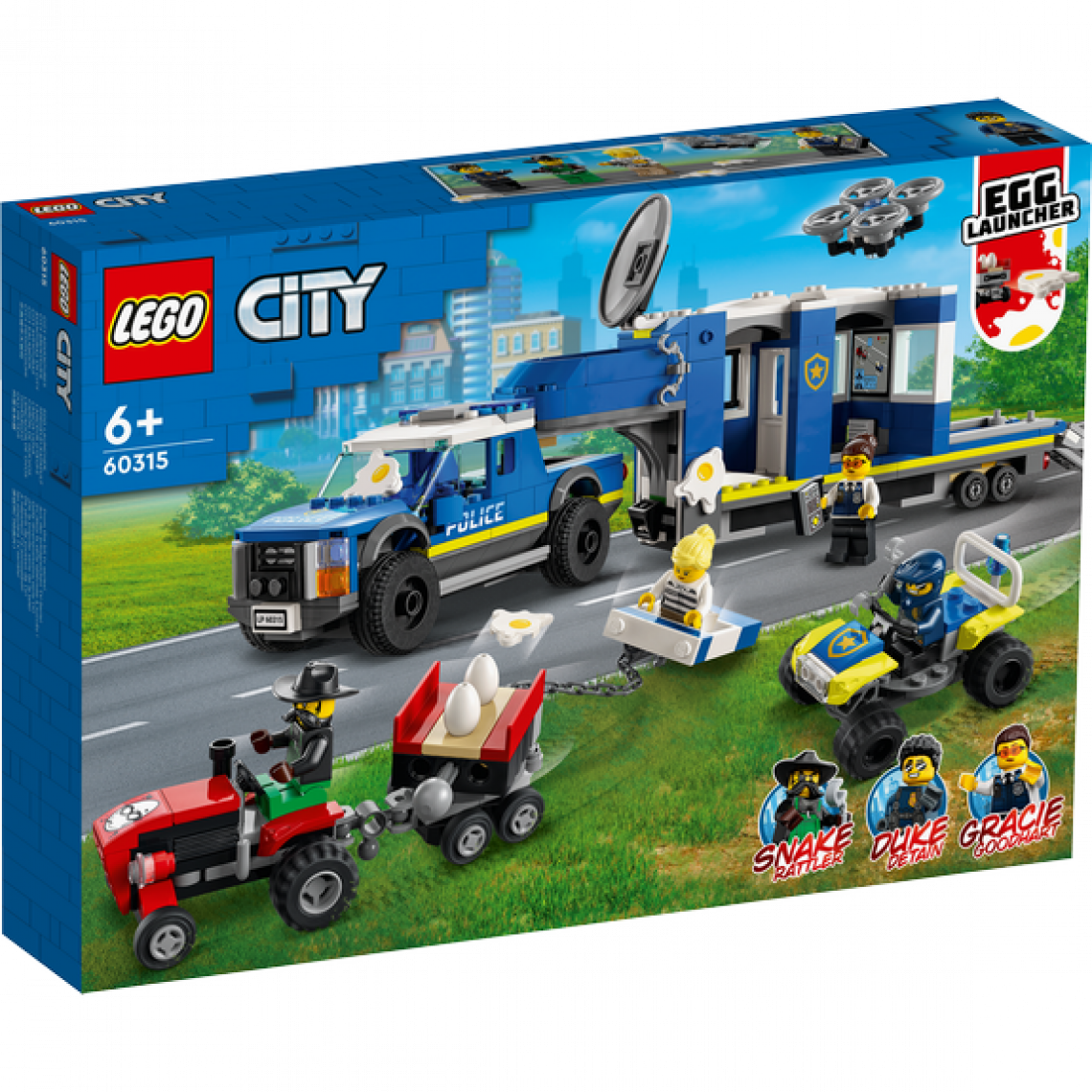 Ludendo - Le camion de commandement mobile de la police LEGO City 60315 - Briques et blocs