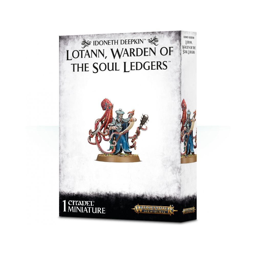Games Workshop - Warhammer AoS - Idoneth Deepkon Lotann Warden of the Soul Ledgers - Jeux d'adresse