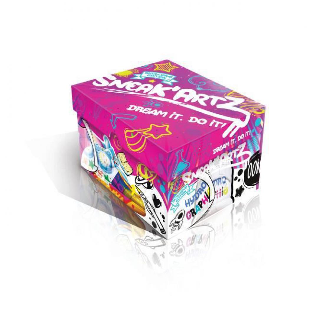 Splash Toys - SNEAK'ARTZ SHoeBOX Serie 2 - BOITE FUSCHIA - Dessin et peinture