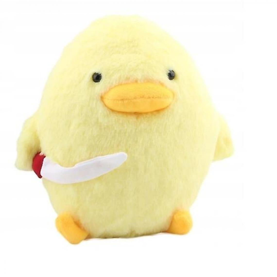 Universal - Canard mascotte peluche avec couteau petit canard de 30 cm() - Doudous