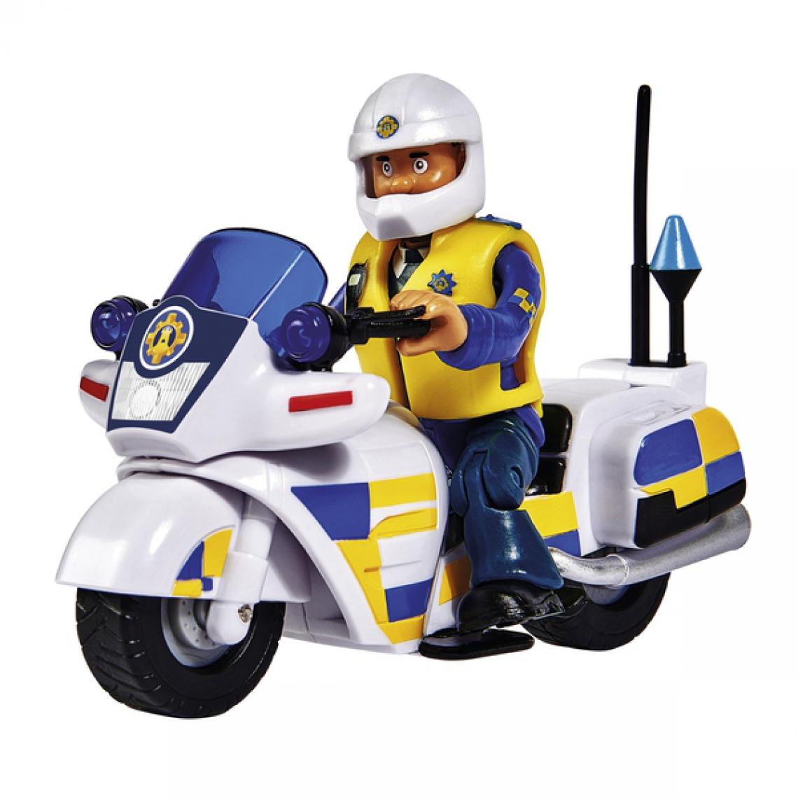 Simba Toy - Sam Le Pompier - Moto De Police - Voitures