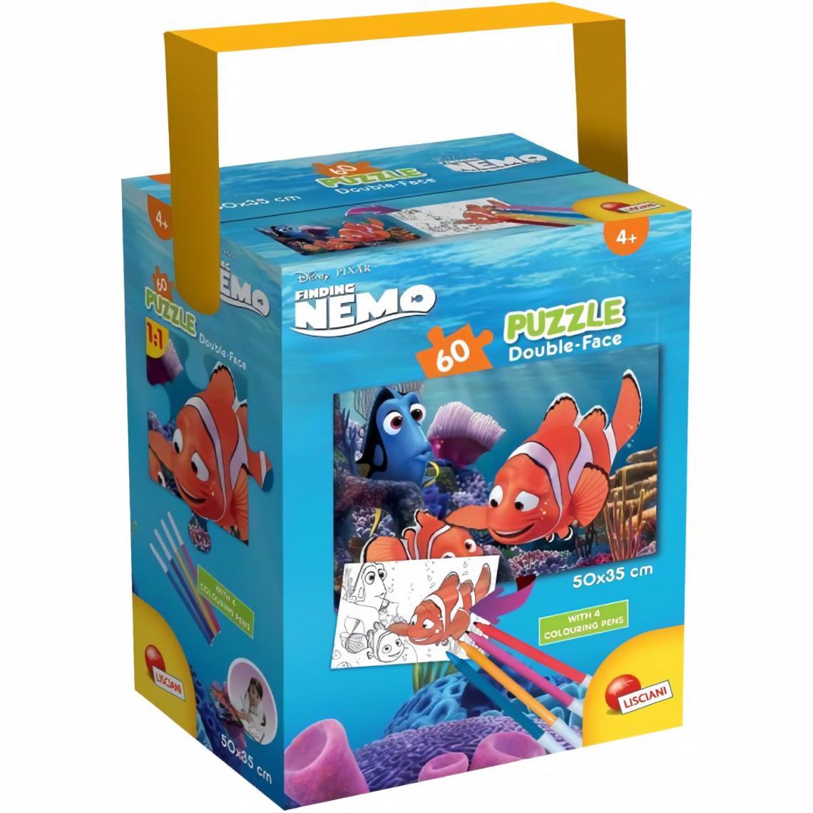 Lisciani Giochi - LISCIANI GIOCHI Disney Puzzle In a Tub mini 60 - Nemo - Animaux