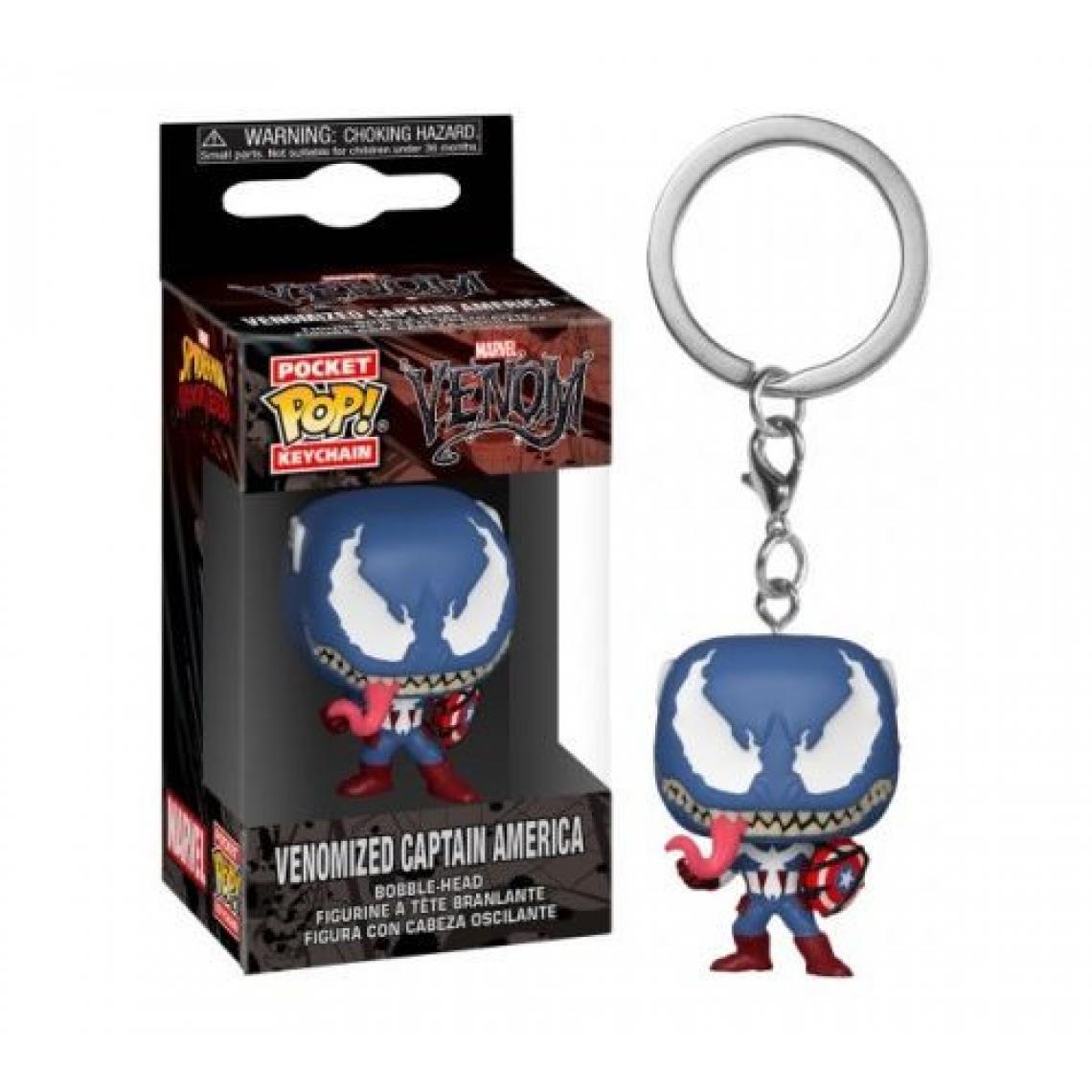 Funko - Figurine Funko Pop Keychain Marvel Venom Captain America - Animaux