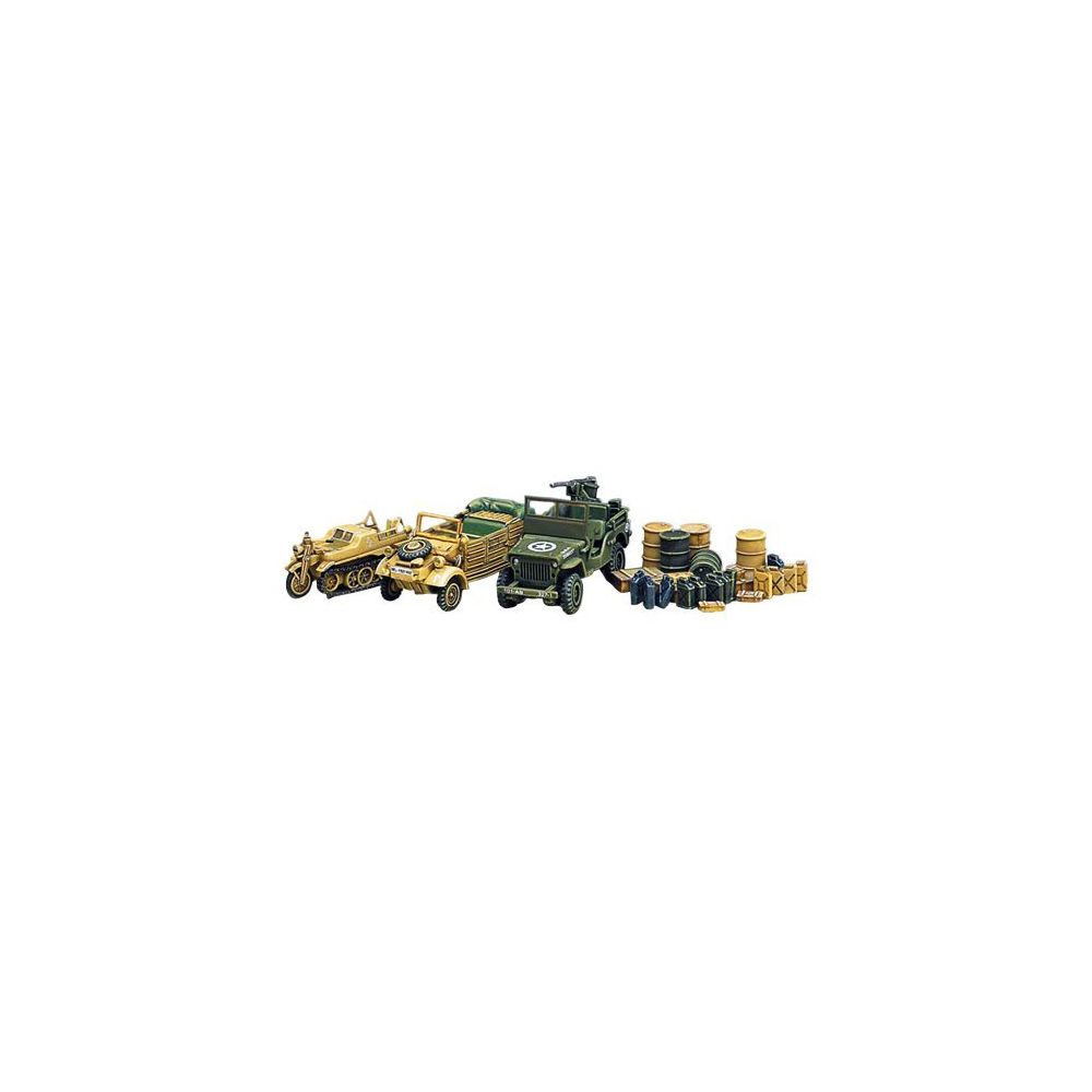 Academy - Academy Light Vehicles of Allied And Axis During WWII Model Kit - Figurines militaires