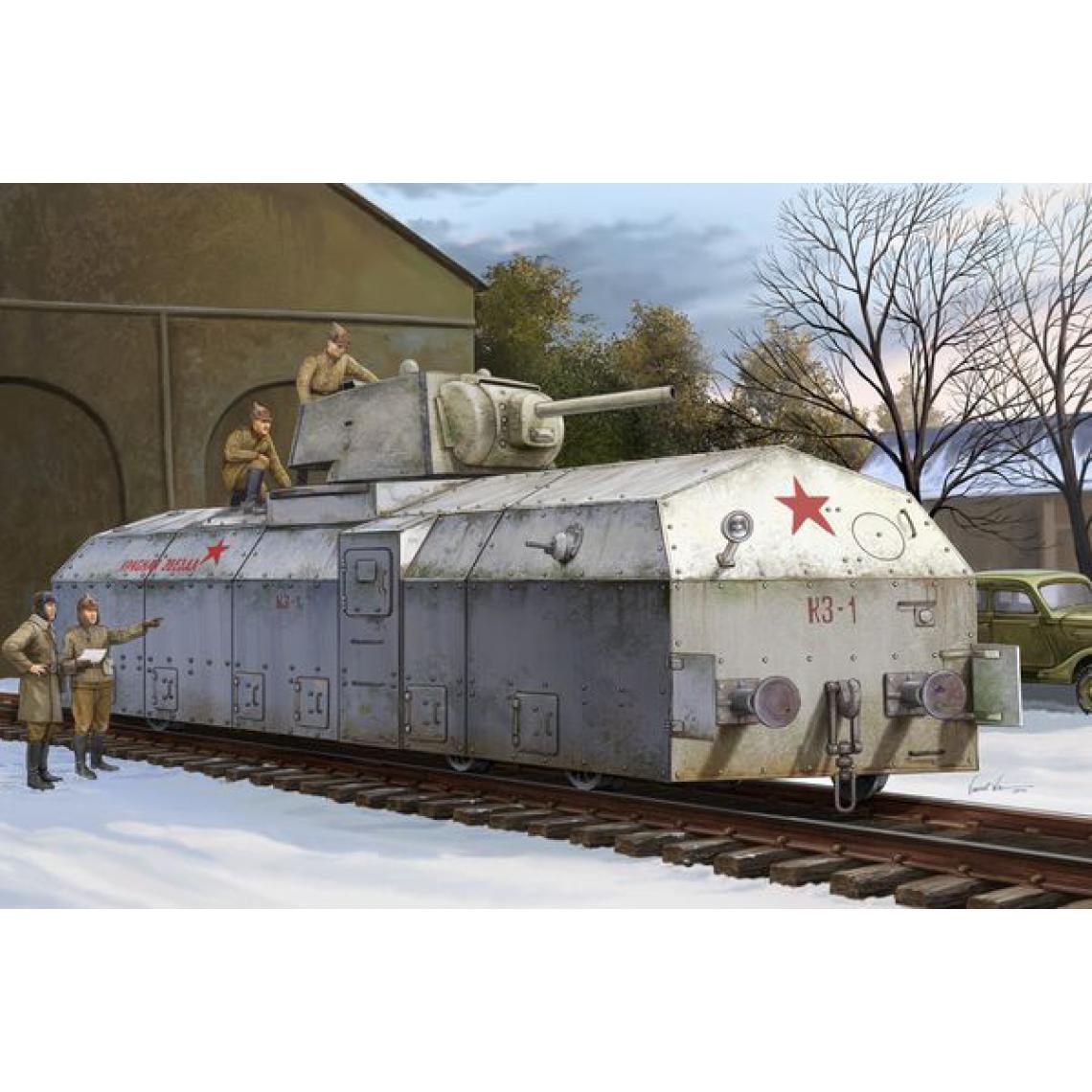 Hobby Boss - Soviet Armoured Train - 1:72e - Hobby Boss - Accessoires et pièces