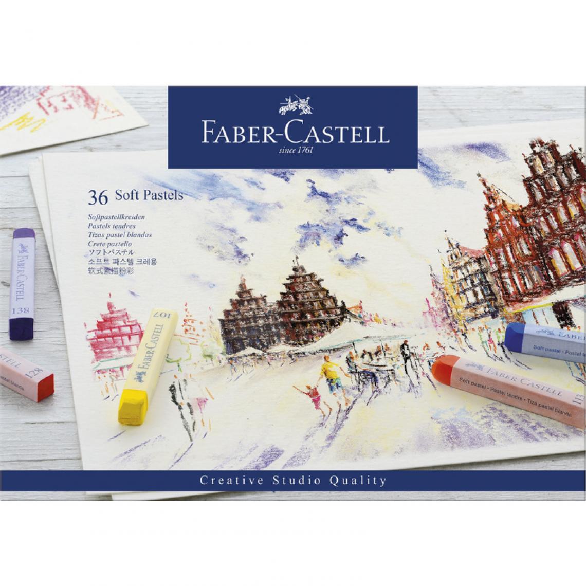 Faber-Castell - FABER-CASTELL Pastel tendre STUDIO QUALITY, étui de 36 () - Bricolage et jardinage