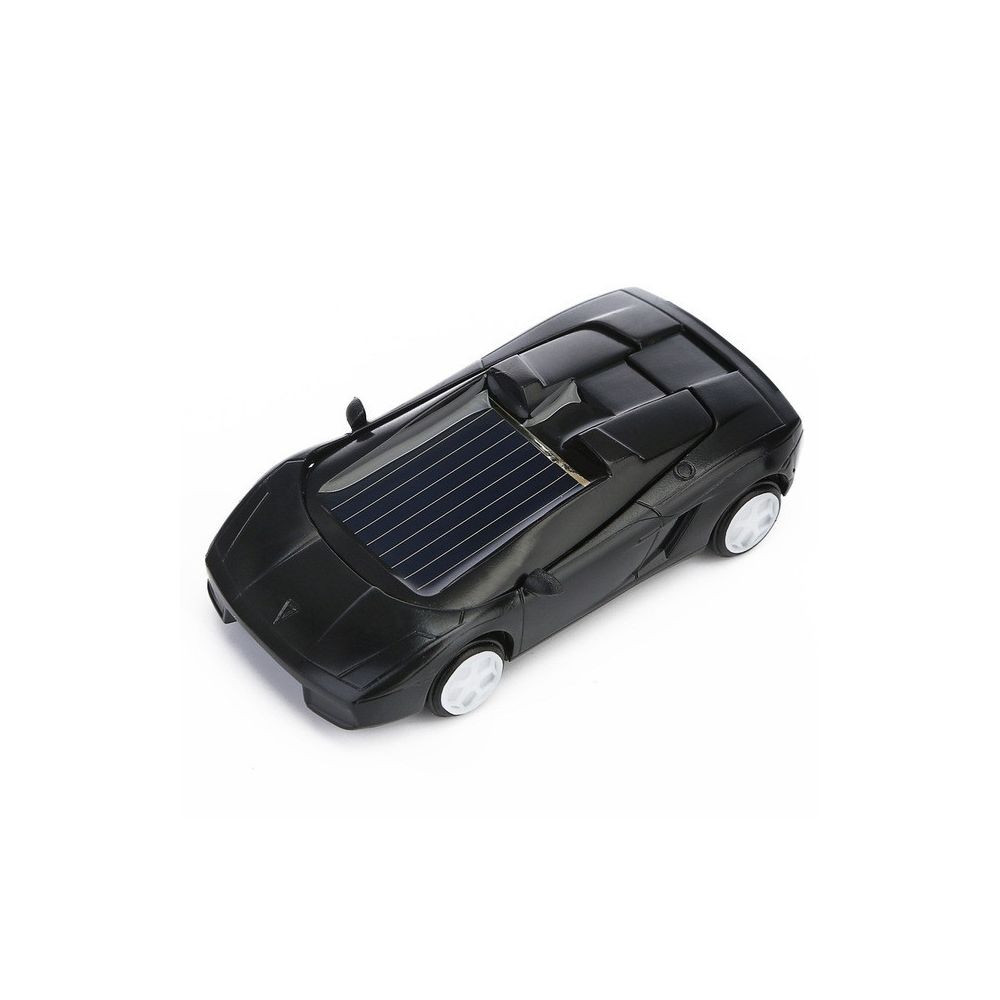 Wewoo - Voiture radiocommandée 3pcs solaire jouets alimenté mini Racer jouet pour enfants noir - Voitures RC