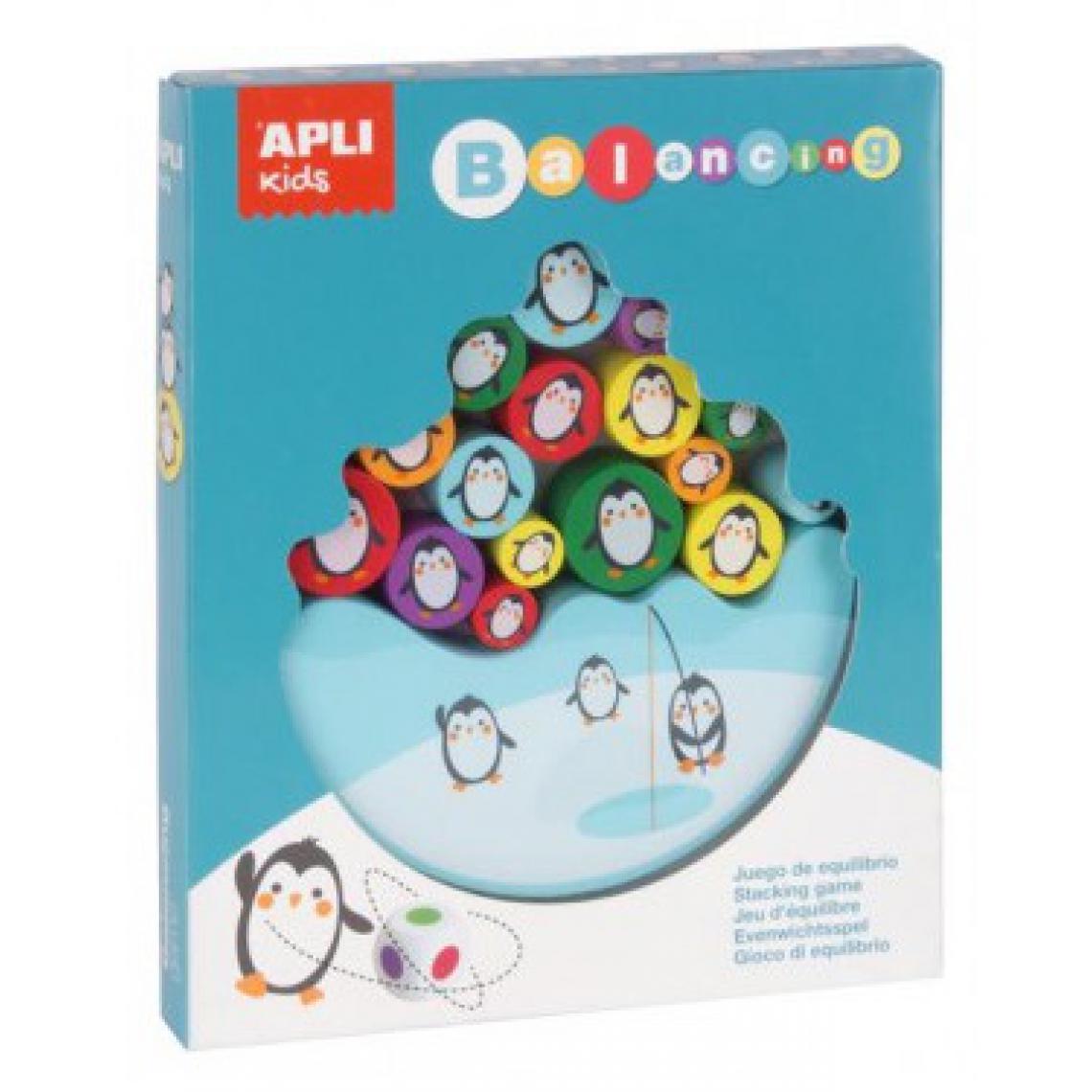 Apli Agipa - Puzzle Equilibre Pingouins - Briques et blocs