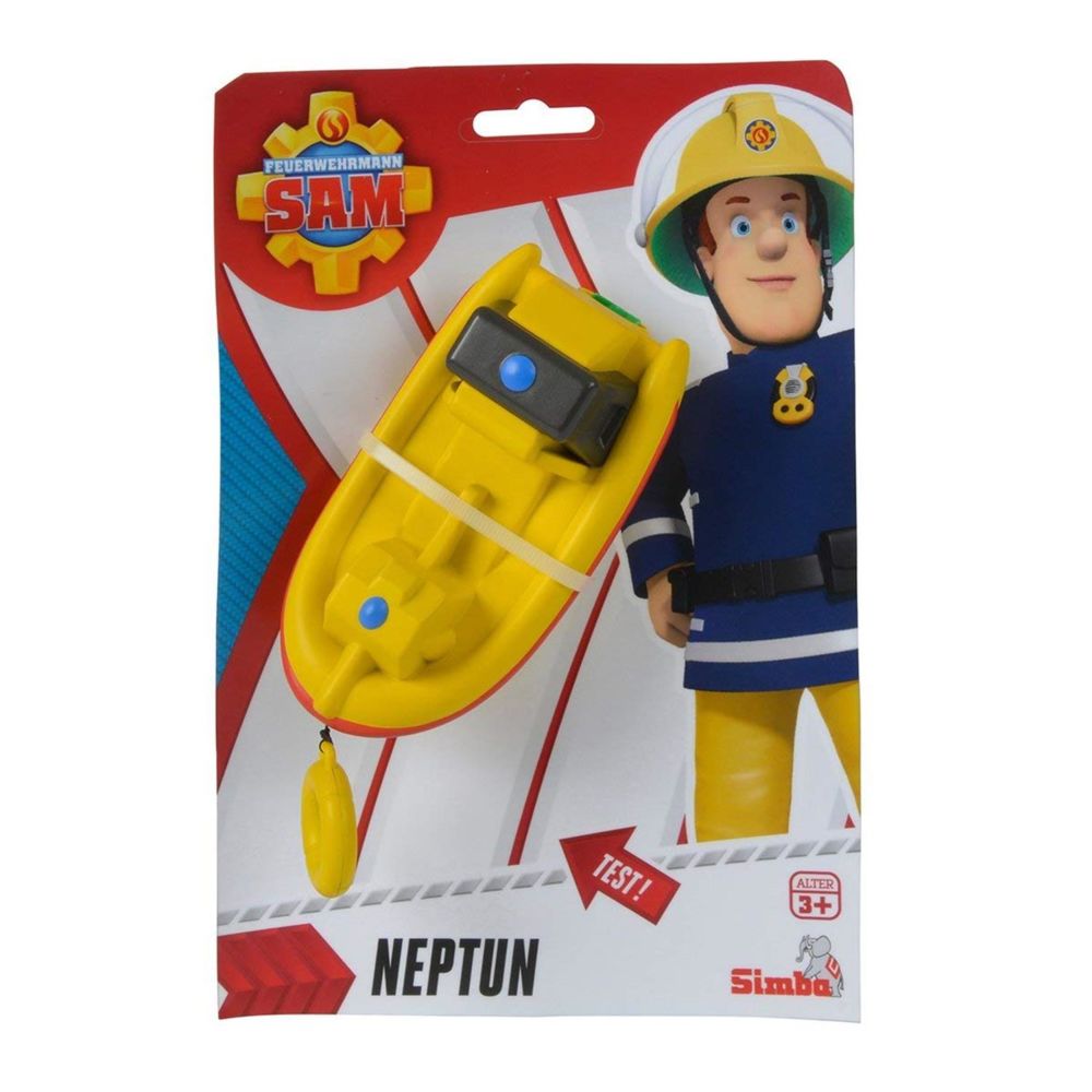 Simba Toys - Simba Toys 109252135 Le pompier Sam Bateau à remonter Neptune - Films et séries