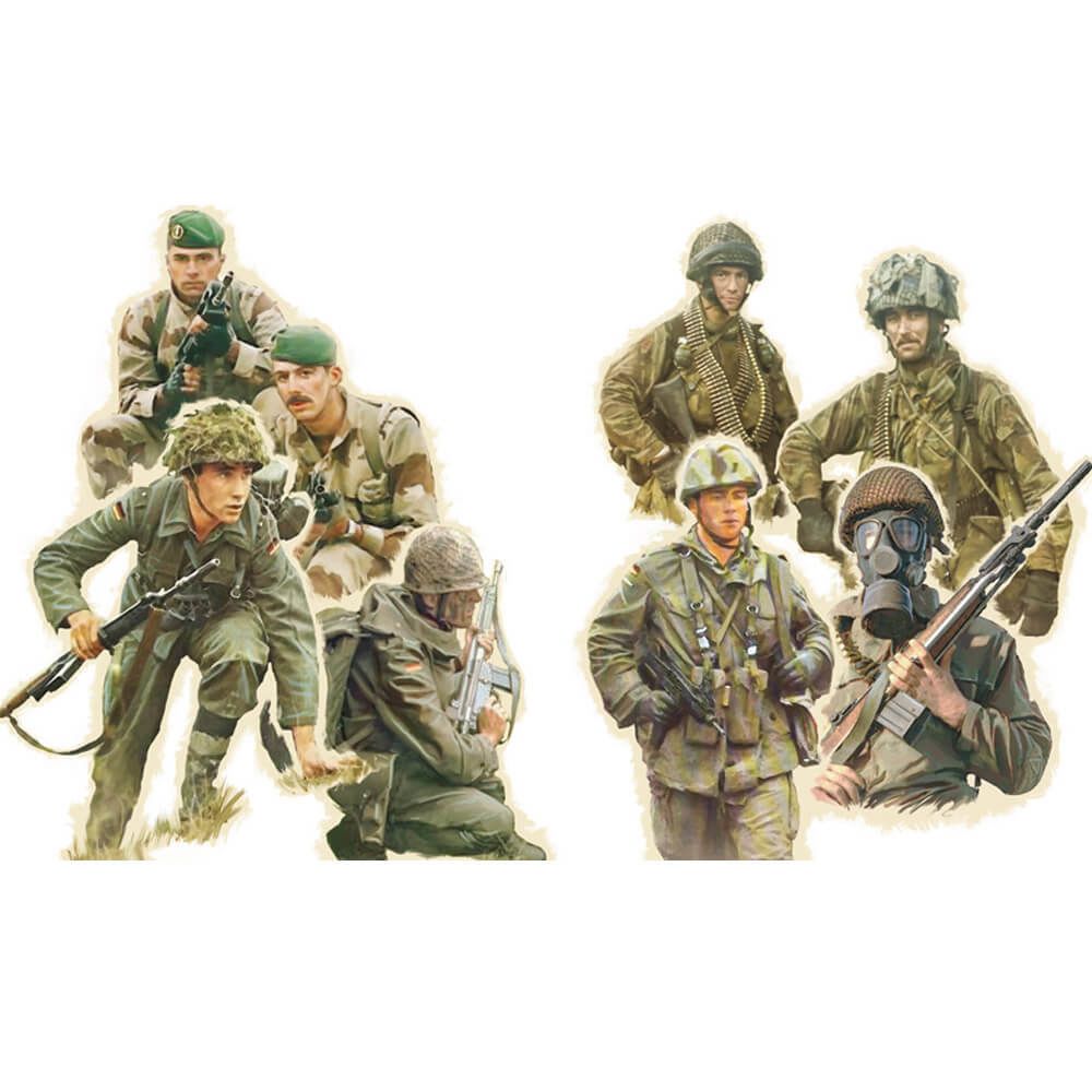 Italeri - Figurines militaires : Troupes OTAN Années 1980 - Figurines militaires