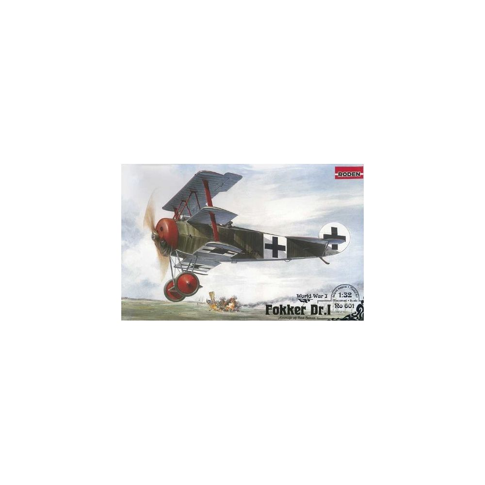 Roden - Roden Fokker DrI German Fighter Airplane Model Kit - Figurines militaires