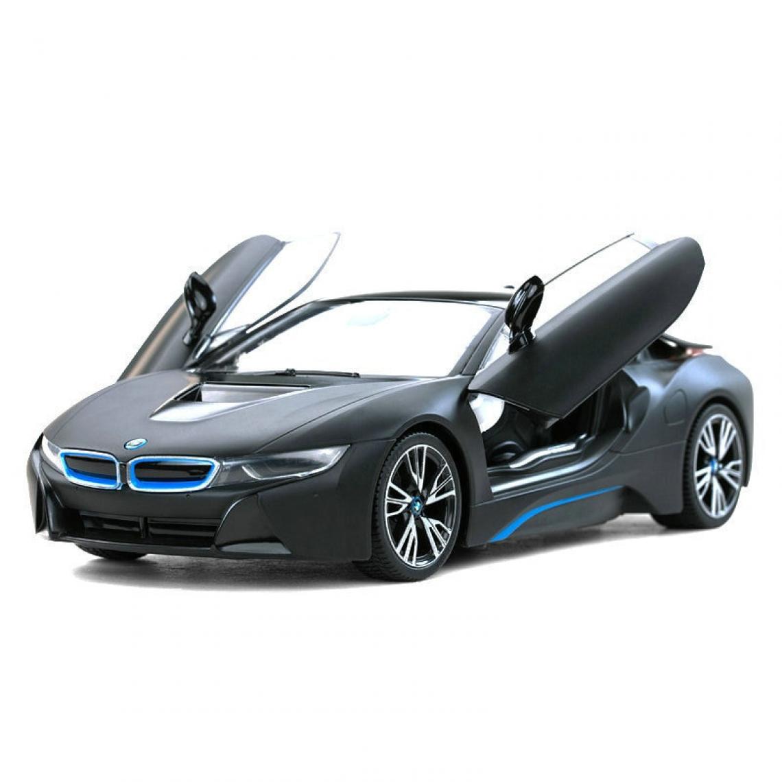 Universal - RMZ City BMW i8 Concept 1: 24 Véhicule métallique Moulé sous pression Retour à traction Modèle Jouet Collection Cadeau de Noël | Voiture jouet moulée sous pression (Noir) - Voitures