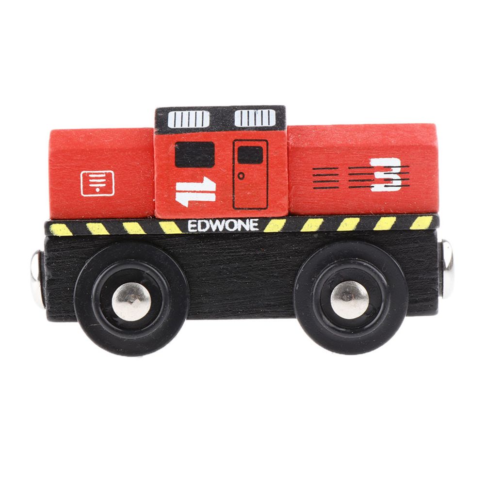 marque generique - Transport magnétique de train en bois pour le transport diesel d'accessoires de trains de jouet - Jeux d'éveil