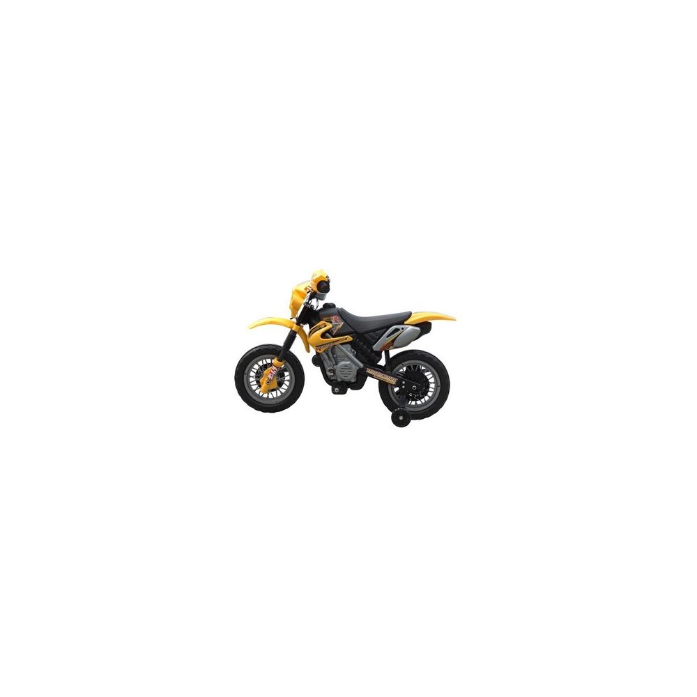 Destockoutils - Moto électrique enfant 6V jaune - Véhicule électrique pour enfant