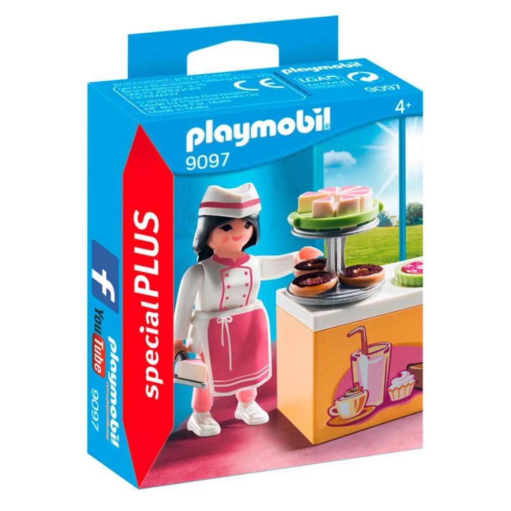 Playmobil - PLAYMOBIL 9097 Special Plus - Pâtissière avec gâteaux - Playmobil
