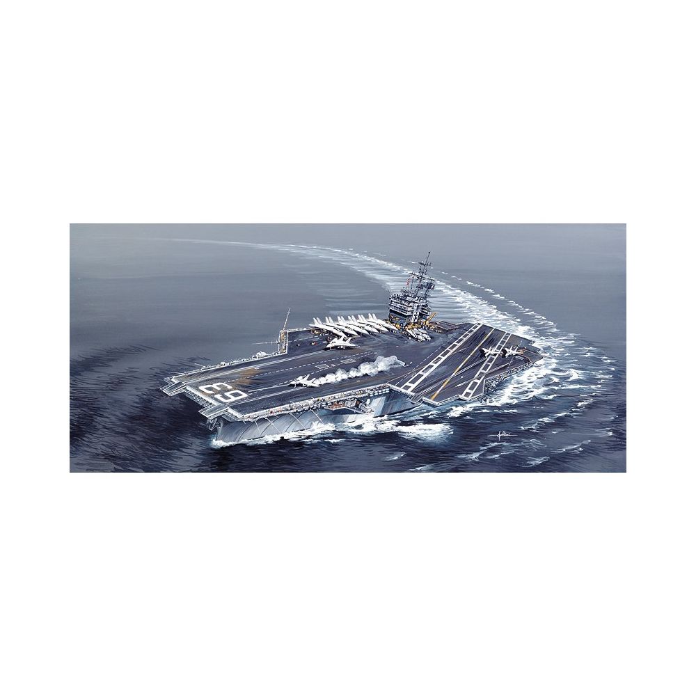 Italeri - Maquette bateau : Porte-avions USS Kitty Hawk CV-63 - Bateaux