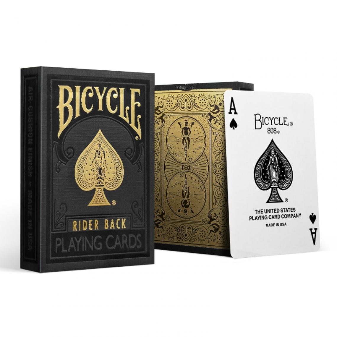 Universal - Black Gold Poker Deck Limited Edition Poker Magic Poker Games Magic Skills Accessories(Le noir) - Jeux de cartes