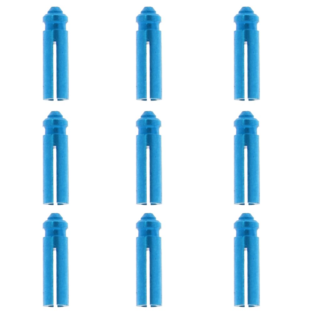marque generique - Ensemble De 9 Pièces D'économies / Protecteurs De Vol Pour Fléchettes En Aluminium Anodisé Bleu - Accessoires fléchettes