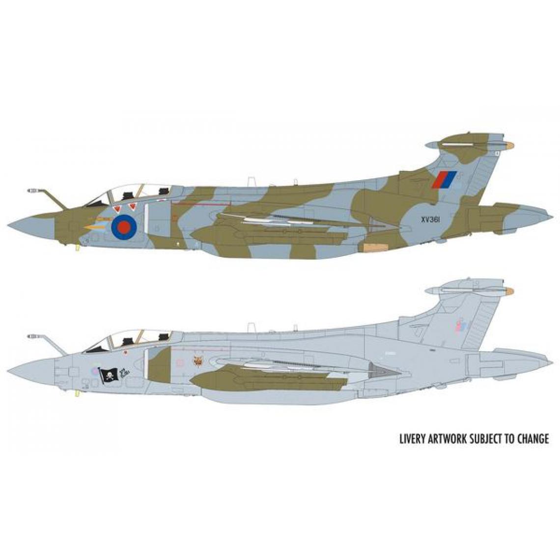 Airfix - Blackburn Buccaneer S.2 RAF - 1:72e - Airfix - Accessoires et pièces